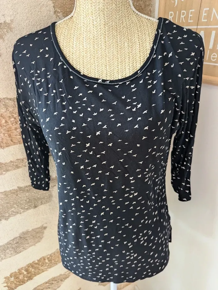 Tee shirt manches 3/4 grain de malice S