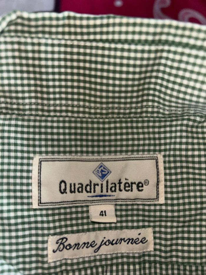 Chemise à carreaux Quadrilatère - photo numéro 3