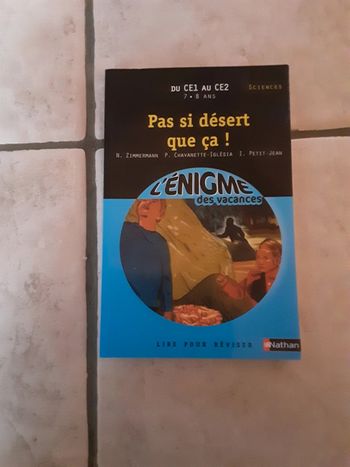 Cahier de vacances du CE1 au CE2