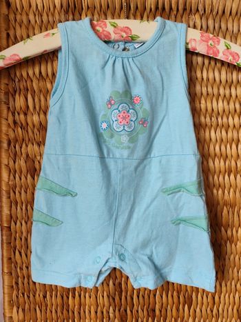 Combi short bébé 3 mois