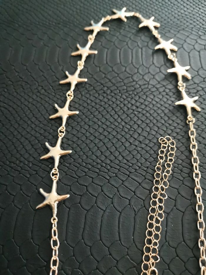 Ceinture Métal étoiles dorées - photo numéro 2