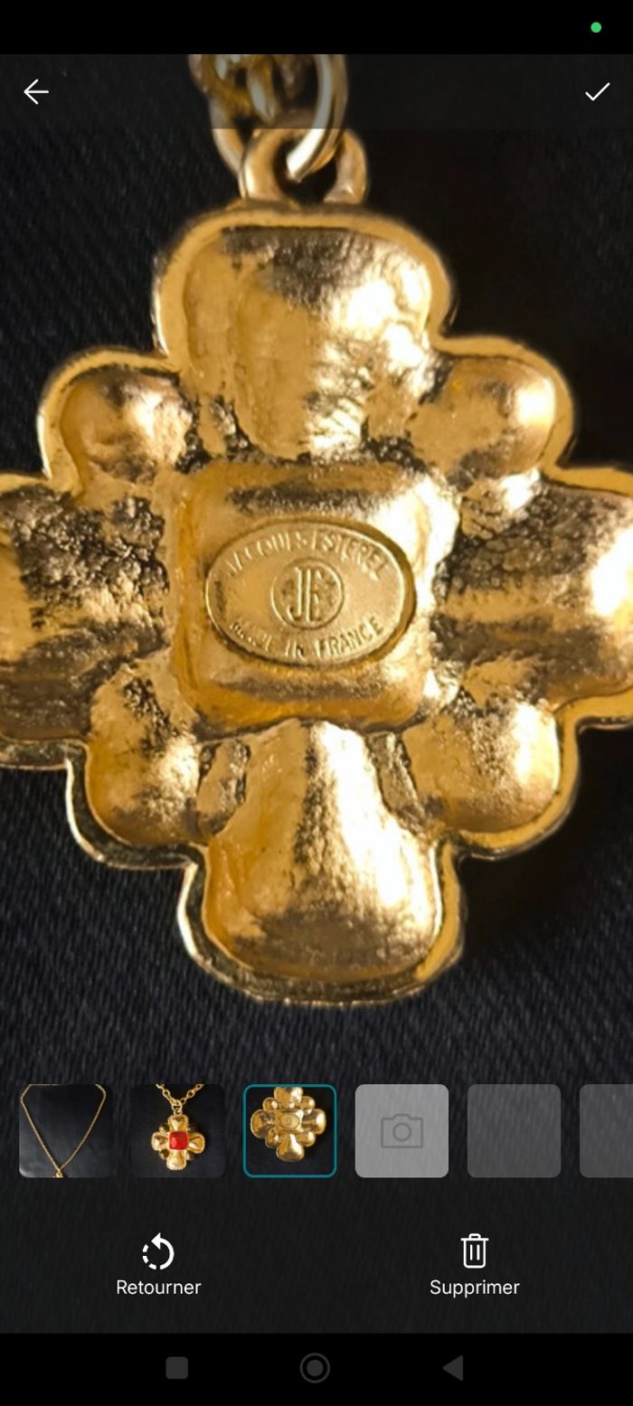 Magnifique collier sautoir Jacques Esterel années 60/70 vintage - photo numéro 3