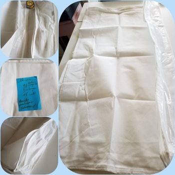 grande housse de rangement avec zip et poignées neuve