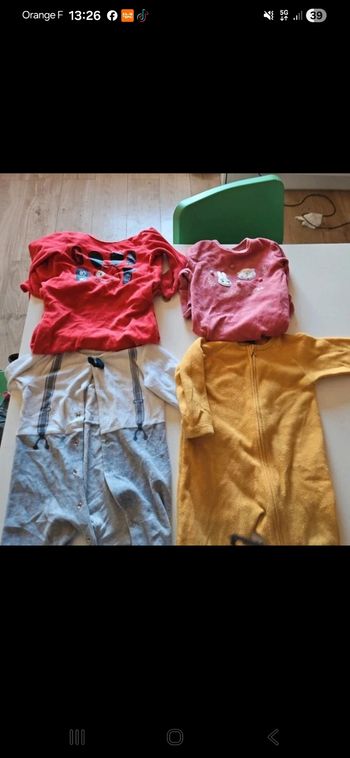 Lot Pijama 18 mois 