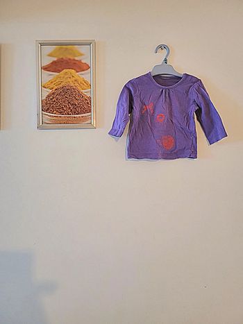 T shirt violet léger kiabi taille 6 mois