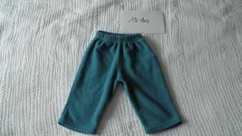 Pantalon vert polaire12 mois Pick Ouic
