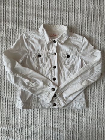 Veste en jean blanche / Taille 36