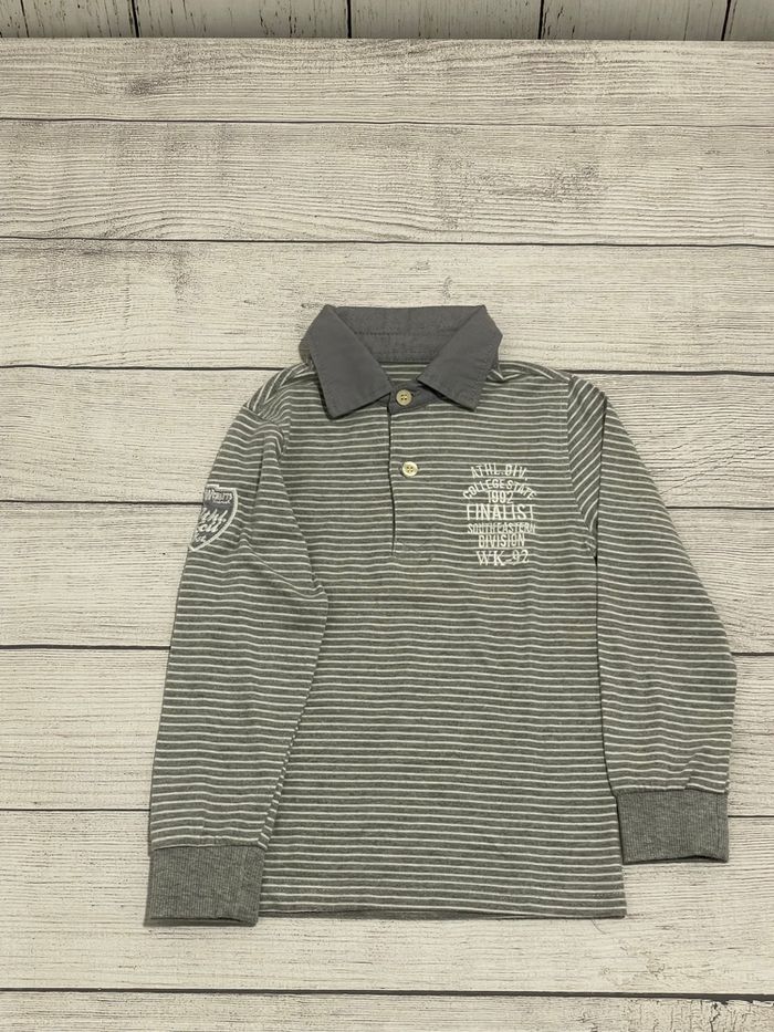 Winkies jeans - Polo rayures - gris et blanche - 2 ans - photo numéro 4