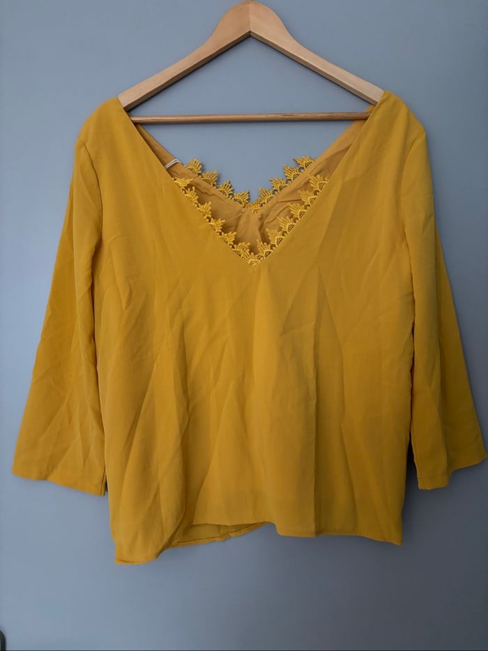 Blouse moutarde - photo numéro 3