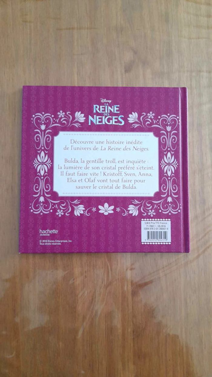 Livre Reine des neiges histoire inédite 🟣 Le cristal de Bulda - photo numéro 2