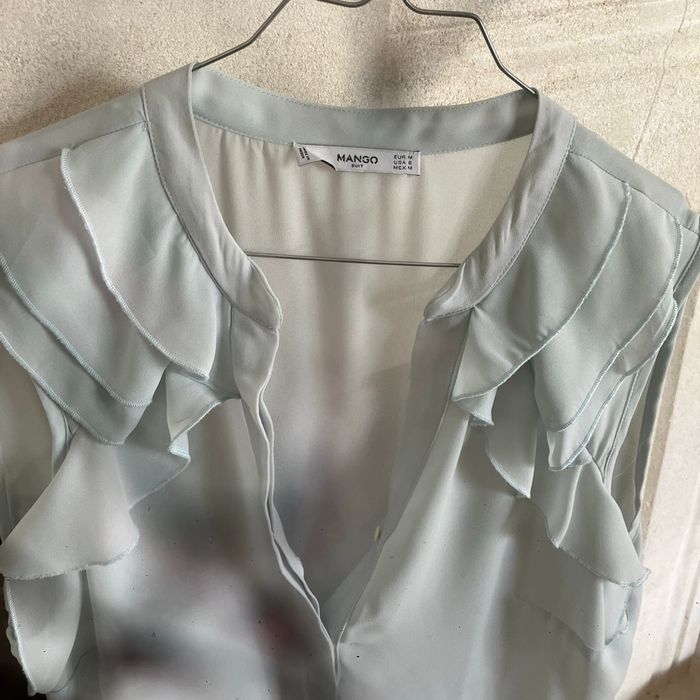 Blouse bleue - photo numéro 2