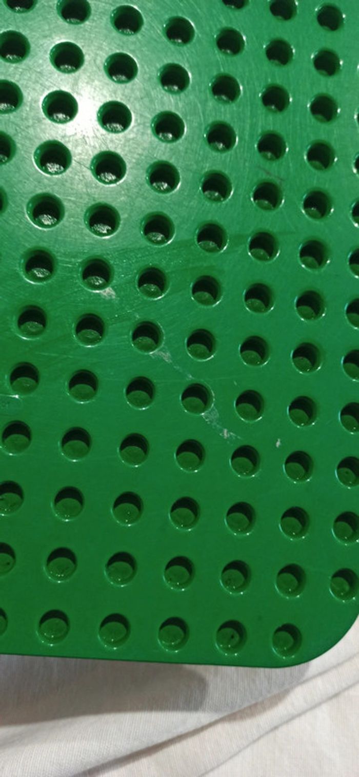 Plaque de base décor lego duplo verte - photo numéro 6