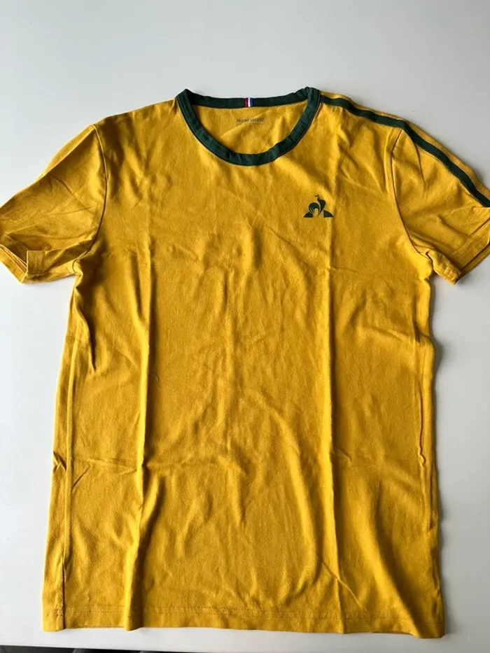 T-shirt moutarde le coq sportif