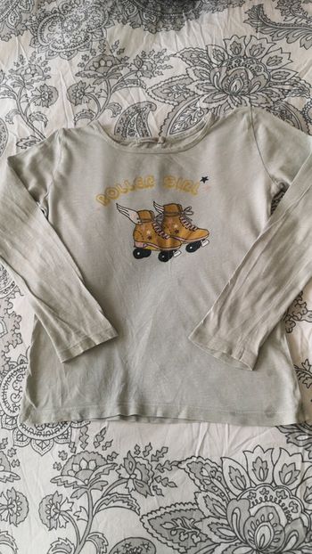 Tee-shirt roller girl 6 ans