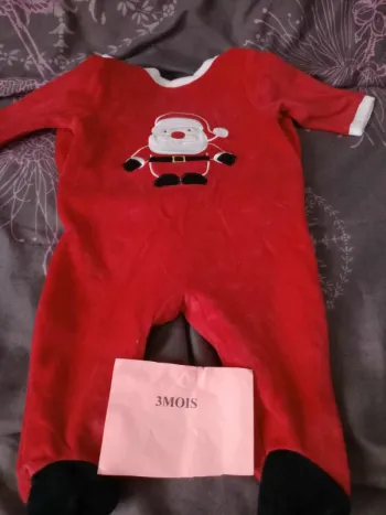Pyjama noel 3 mois