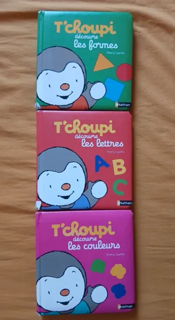 Lot de 3 livres T'choupi "découvre " 📚