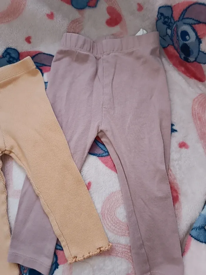 Lot leggings gemo Kiabi taille 12 mois - photo numéro 4