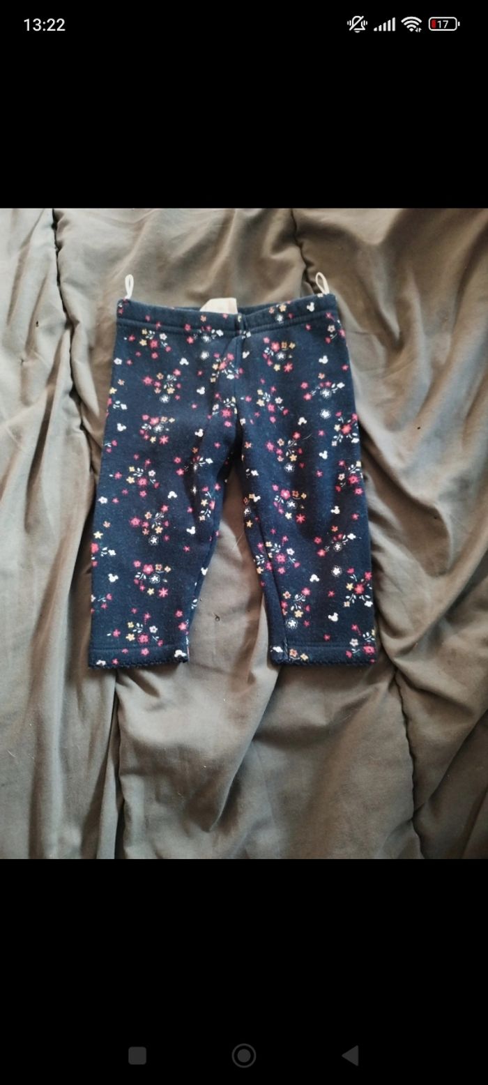 Lot de pantalon leggins bébé fille