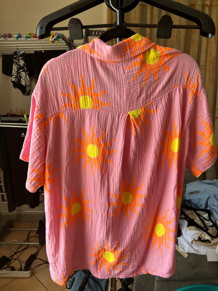 Chemise MC gaze de coton « soleil » - photo numéro 2