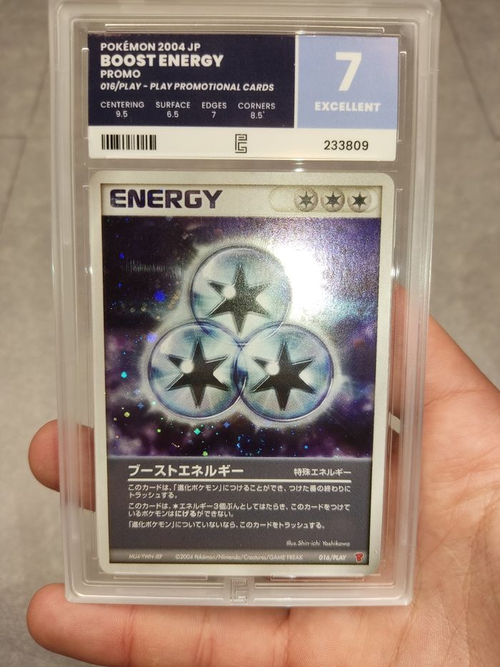 Carte pokémon boost energy play promo pure grading 7 - photo numéro 2