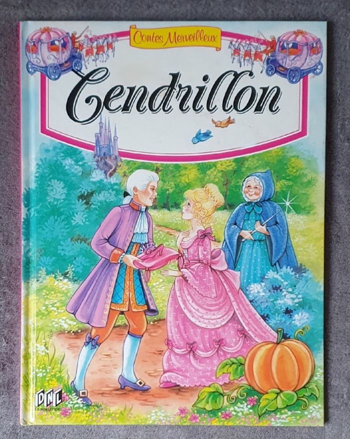 Conte pour enfants, livre cartonné grand format "Cendrillon" (3-6 ans) / Ch. Perrault
