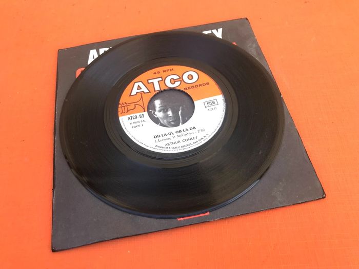 Vinyle 45 tours Arthur Conley OB-LA-DI OB-LA-DA (1968) Atco Records 83 - photo numéro 5