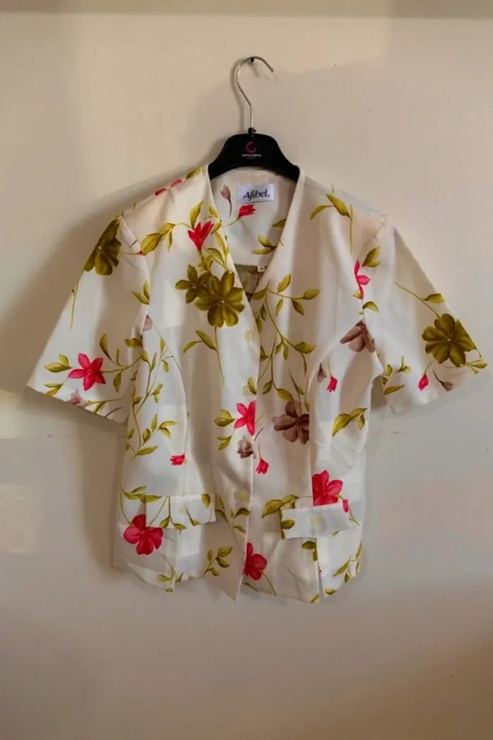C46 chemise fleuri Afibel 40