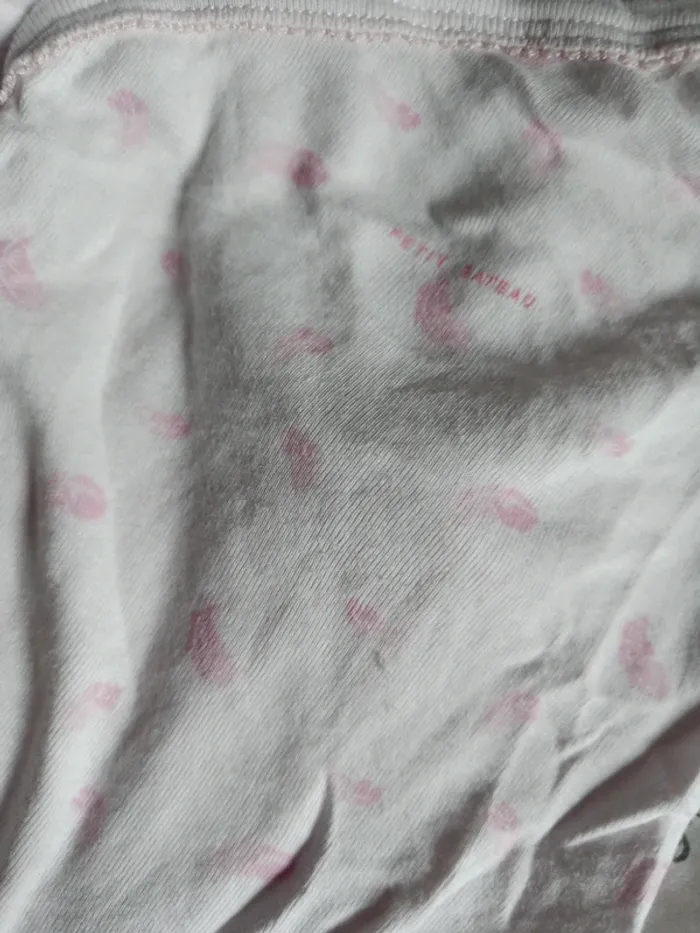 Body croisé manches longues rose petites plumes 60cm Petit Bateau - photo numéro 4