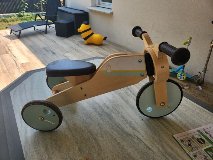tricycle 2 en 1 à bascule janod - photo numéro 7