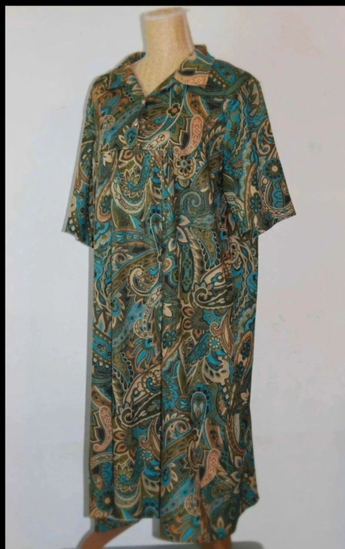 Robe demi-saison multicolore - Damart - 54 - photo numéro 8