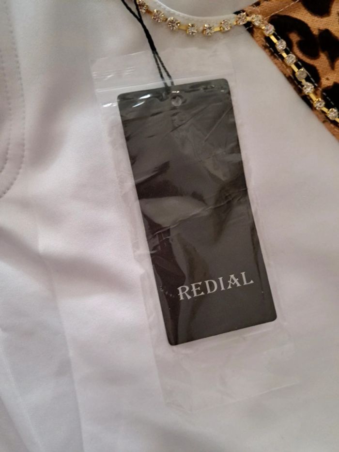 Pantalon blanc poches 🐆 et strass neuf - photo numéro 5