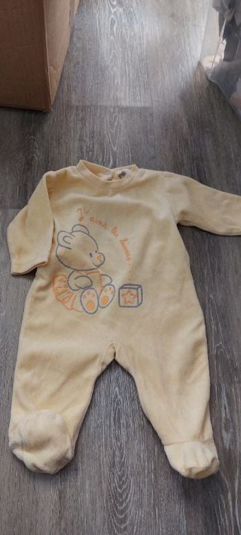 Pyjama velours 3 mois