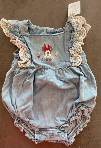 Combinaison Minnie Disney jean’s Primark 3-6 mois/68 cm [ref.63B070]