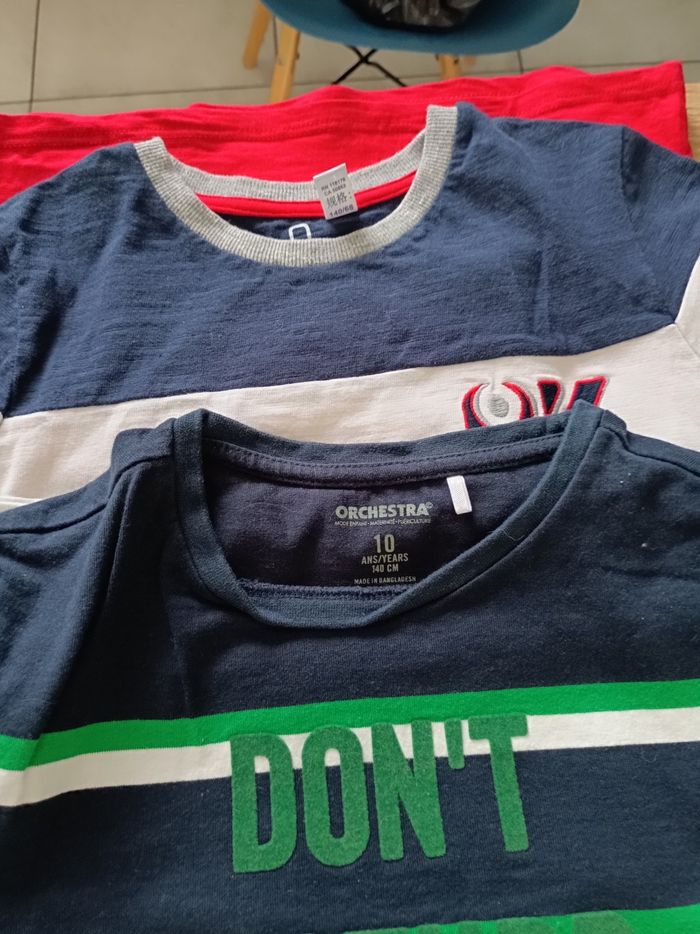 Lot tee shirts manches longues garçon 10 ans - photo numéro 5