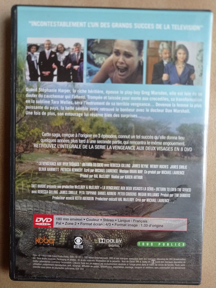 DVD "La Vengeance aux deux visages" Intégrale Vol. 1 - photo numéro 2