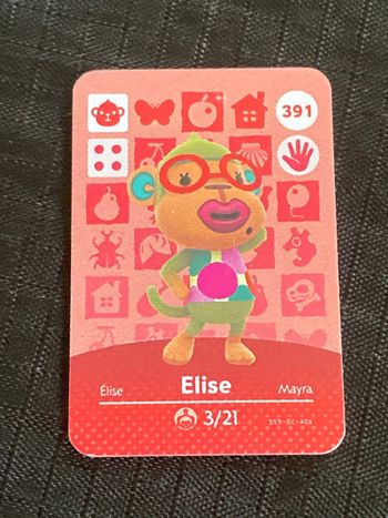 mini carte amiibo Elise