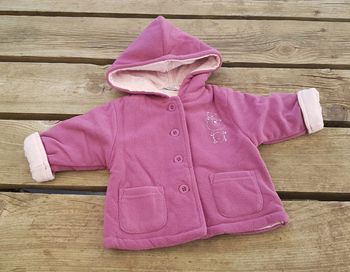 Manteau Rose foncé La Redoute taille 3 mois