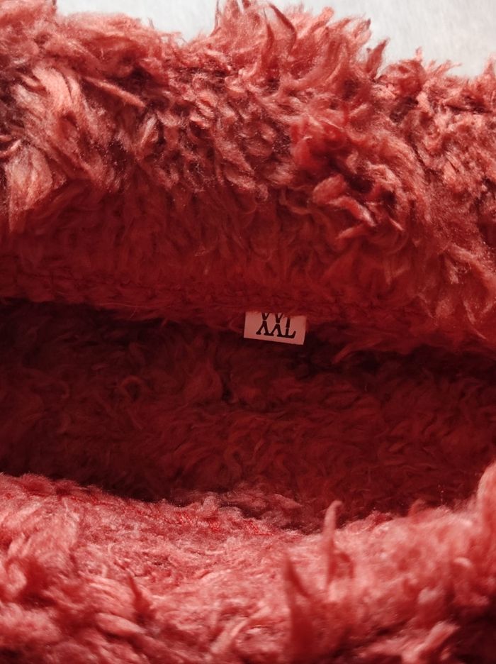 Ensemble de nuit polaire doux rouge orangé taille XXL - photo numéro 4