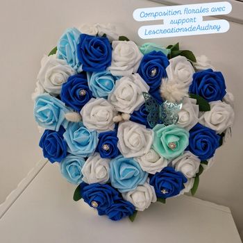 🌸 coeur florale 30cm