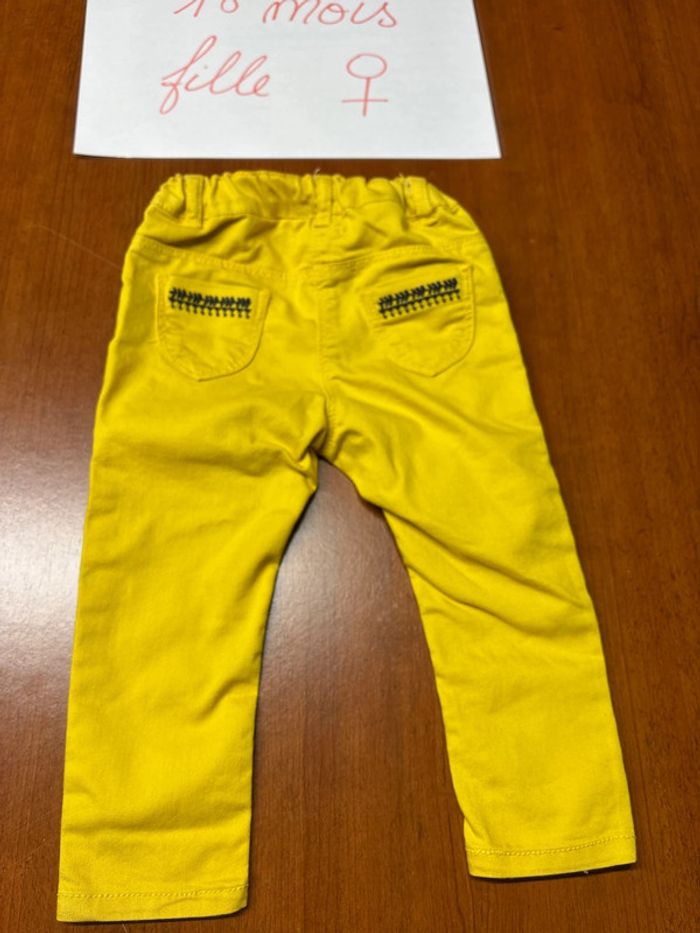Pantalon jaune lulu castagnette 🐻 - photo numéro 5