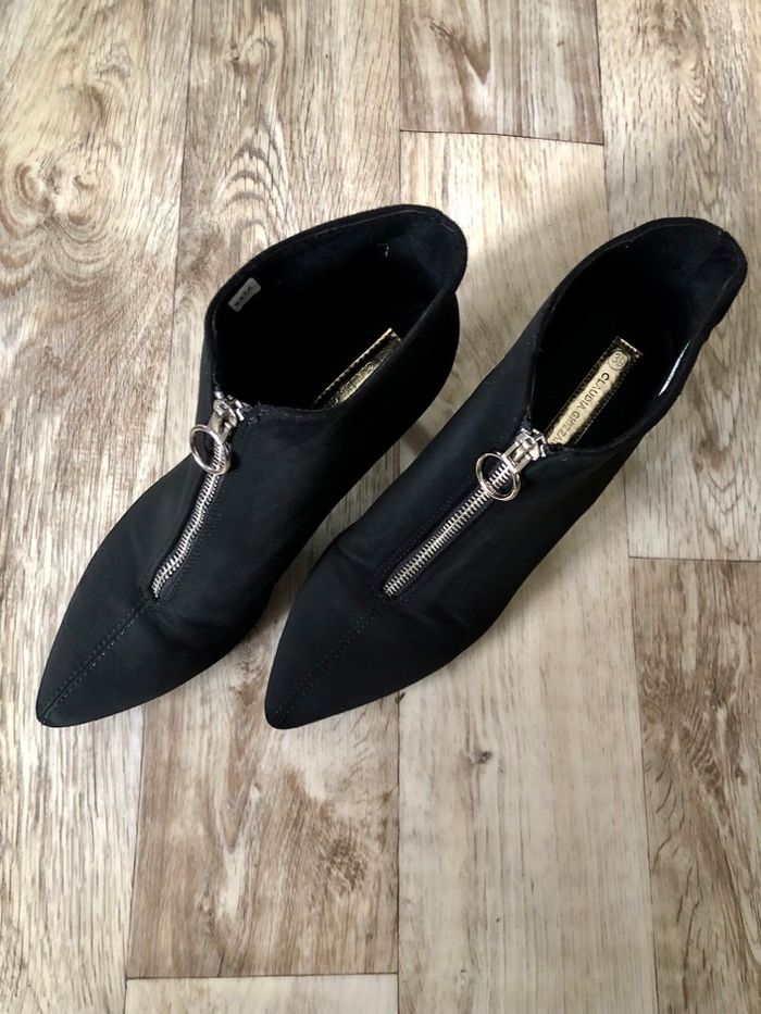 Bottines 👢 • 39 • Claudia ghizzani • Noir • Très bon état - photo numéro 6