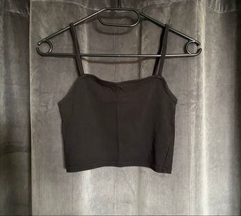 Crop top noir