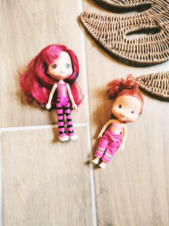 🍓Lot 2 poupées Charlotte aux fraises marque Bandai