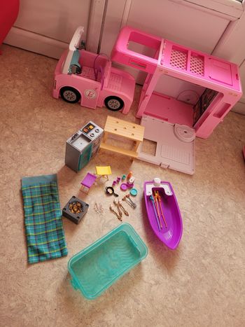 Camping car barbie