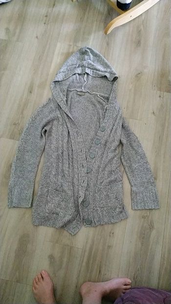 Gilet gris clair
