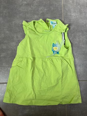 T-shirt vert fille 4 ans O ´kids