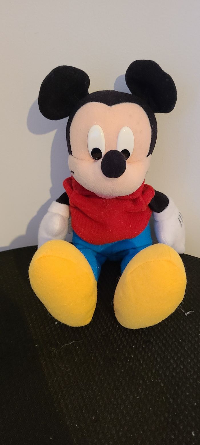 Doudou Peluche Mickey Disney Fisher Price 2001 Mattel - photo numéro 3