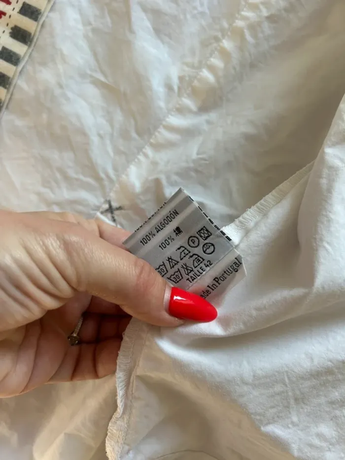 Chemise cop copine blanche taille 42 - photo numéro 4