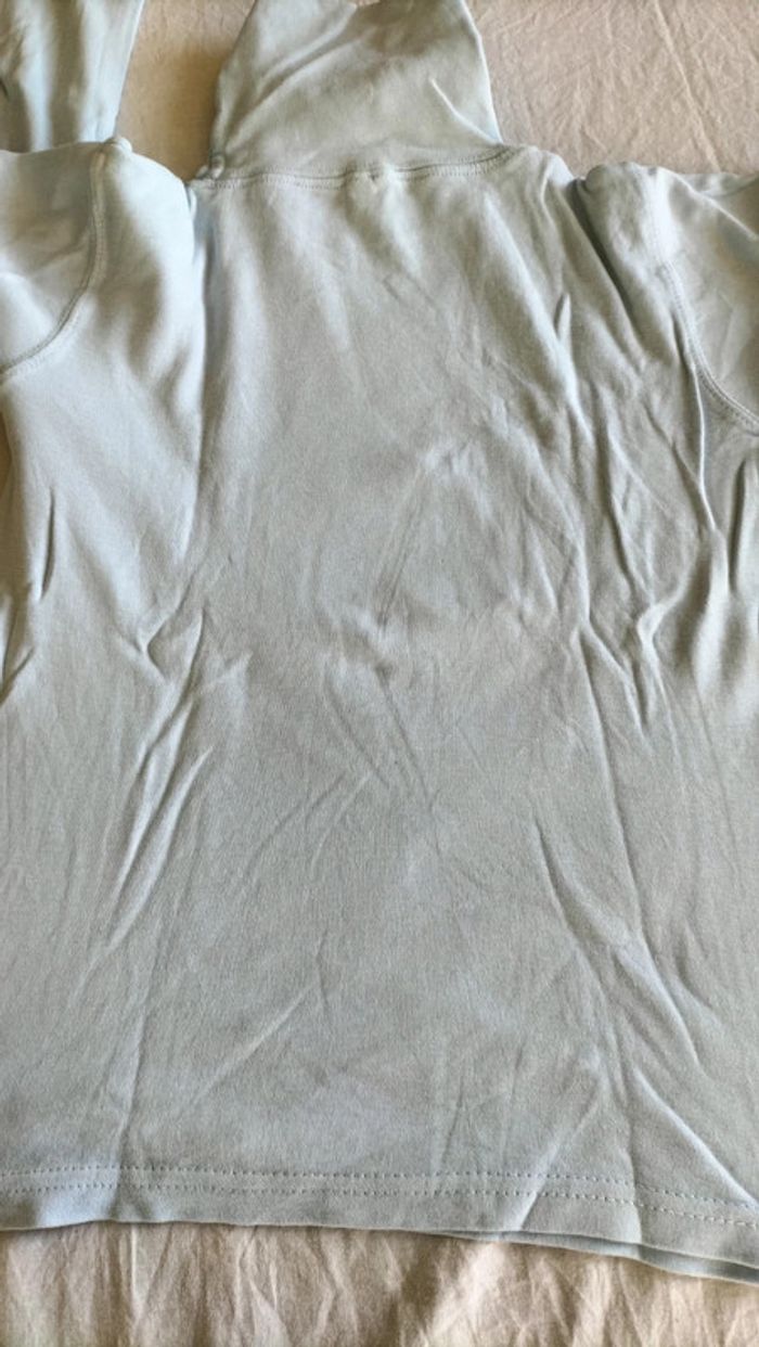 Tee-shirt manches longues col roulé garçon 10 ans - photo numéro 2