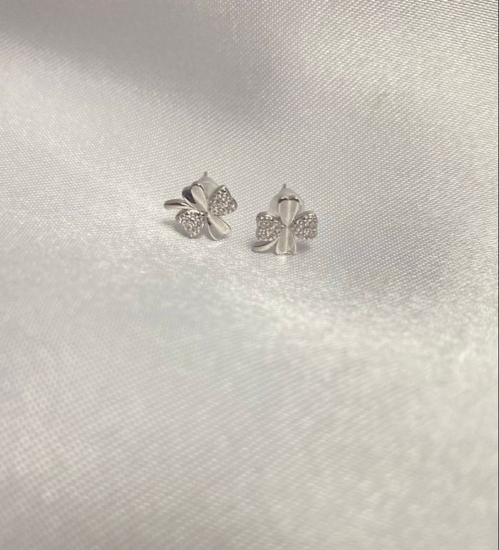 Boucles d’oreilles trèfle à quatre feuilles